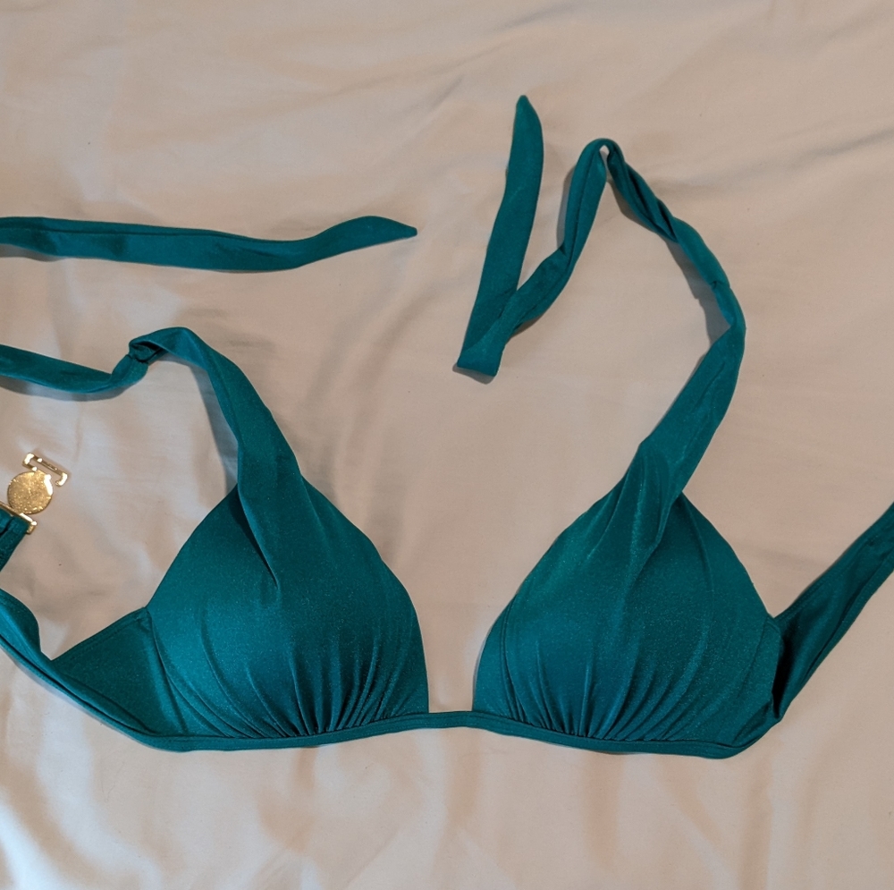 Victoria's Secret Tie Halter Bikini Top: Medium (M) - New (No Tags) NWOT